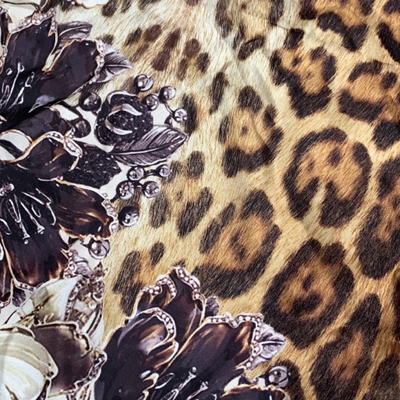 Roberto Cavalli NWOT Silk Scarf - Picture 3 of 4